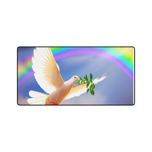 Desk Mat, Gaming Mouse Pad, Anime Mouse Pads, Rainbow Mouse Pad, Christian Gift