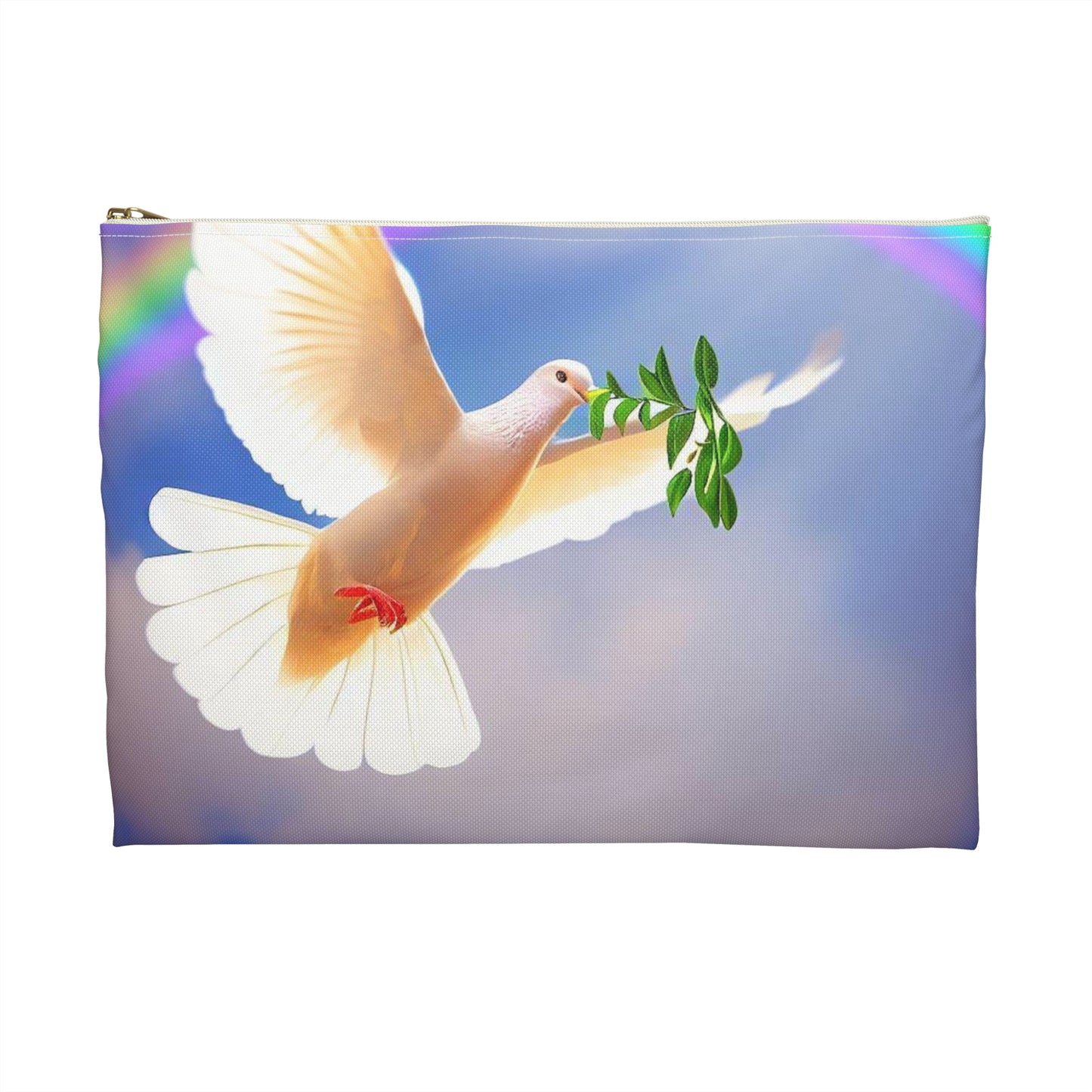 Christian Accessory Pouch / Jesus Accessory Pouch / Rainbow Accessory Pouch