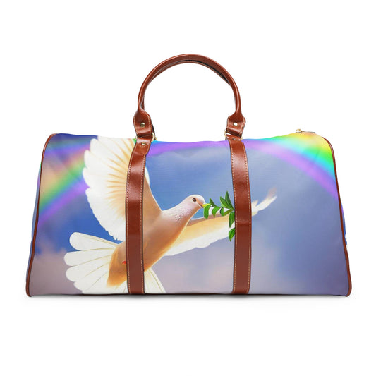 Waterproof Travel Bag, Travel Bag, Rainbow Travel Bag, Christian Travel Bag Gift