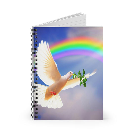 Spiral Notebook Ruled Line / Rainbow Notebook / Bible Notebook / Christian Gift