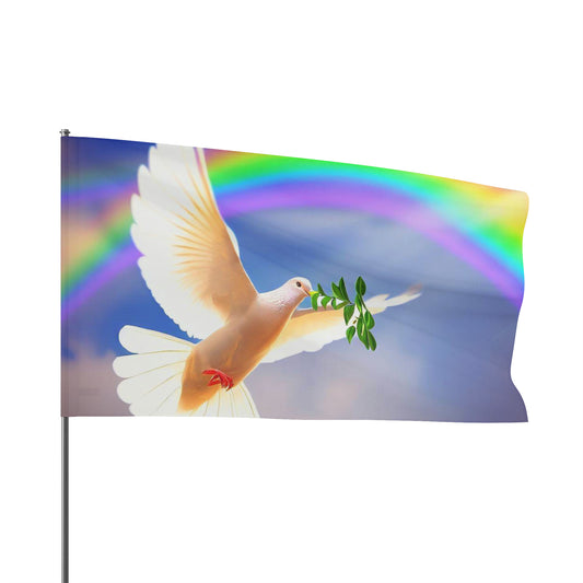 Christian Rainbow Flag, Jesus Pride Flag, Symbol of God's Promise & Eternal Love