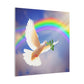 Noah Dove / Rainbow Wall Art / Christian Bible Wall Art / Christian Gift Artwork