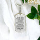 TO MY SON NEVER FORGET HOW_ Personalized Dog Tag Keychain w Heartfelt Message