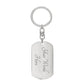 To My HUSBAND YOU ARE_ Personalized Dog Tag Keychain w Heartfelt Message