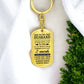 TO MY HUSBAND THERE ARE SO Personalized Dog Tag Keychain w Heartfelt Message
