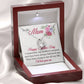 To My Mom Happy Mother Day_ Gift Necklace Jewelry with a heartfelt durable Message Card