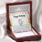 To my speacial one Happy birthday special blessings Gift Necklace Jewelry with a heartfelt durable Message Card