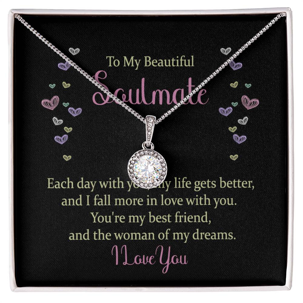 To my beautiful soulmate - each day with you