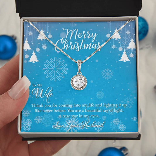 Merry Christmas To My Wife Thank_  Eternal Hope Necklace Gift Jewelry