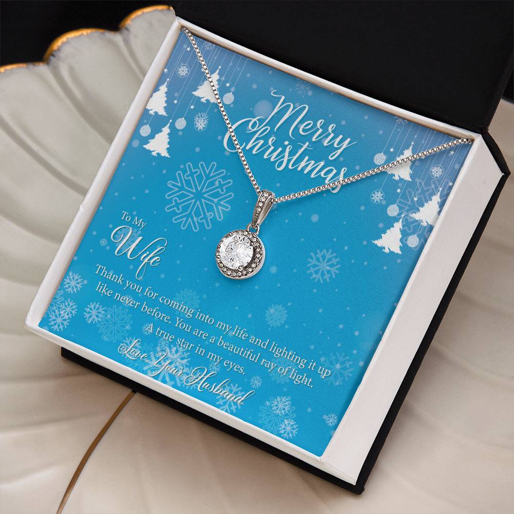 Merry Christmas To My Wife Thank_  Eternal Hope Necklace Gift Jewelry