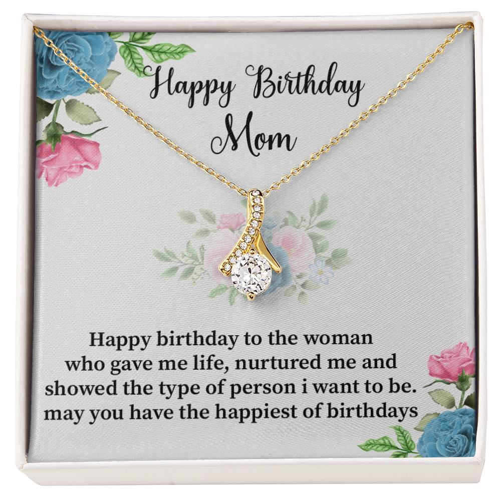 Happy Birthday Mom Happy birthday to_  Alluring Beauty Necklace Gift Jewelry