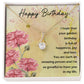 Happy Birthday soulmate special one best friend  Alluring Beauty Necklace Gift Jewelry