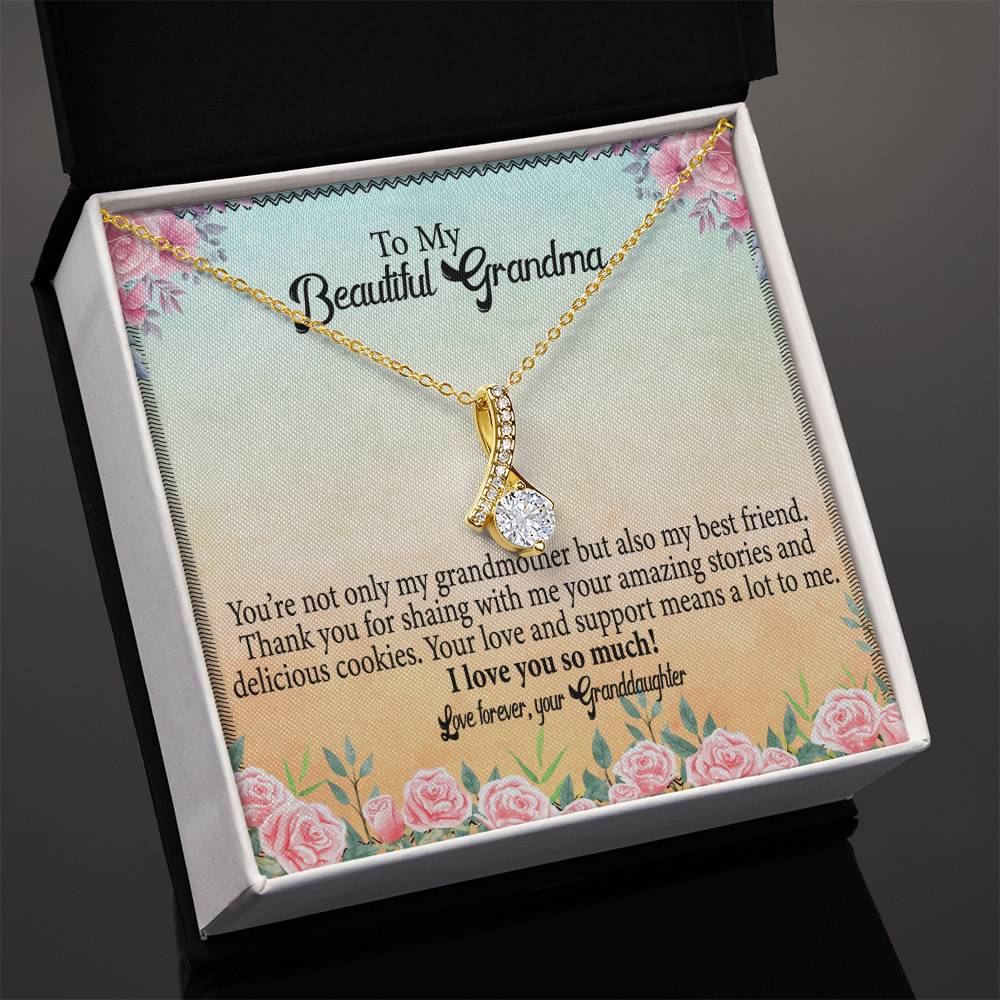 To My Beautiful Grandma You_re not_  Alluring Beauty Necklace Gift Jewelry