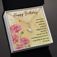 Happy Birthday soulmate special one best friend  Alluring Beauty Necklace Gift Jewelry