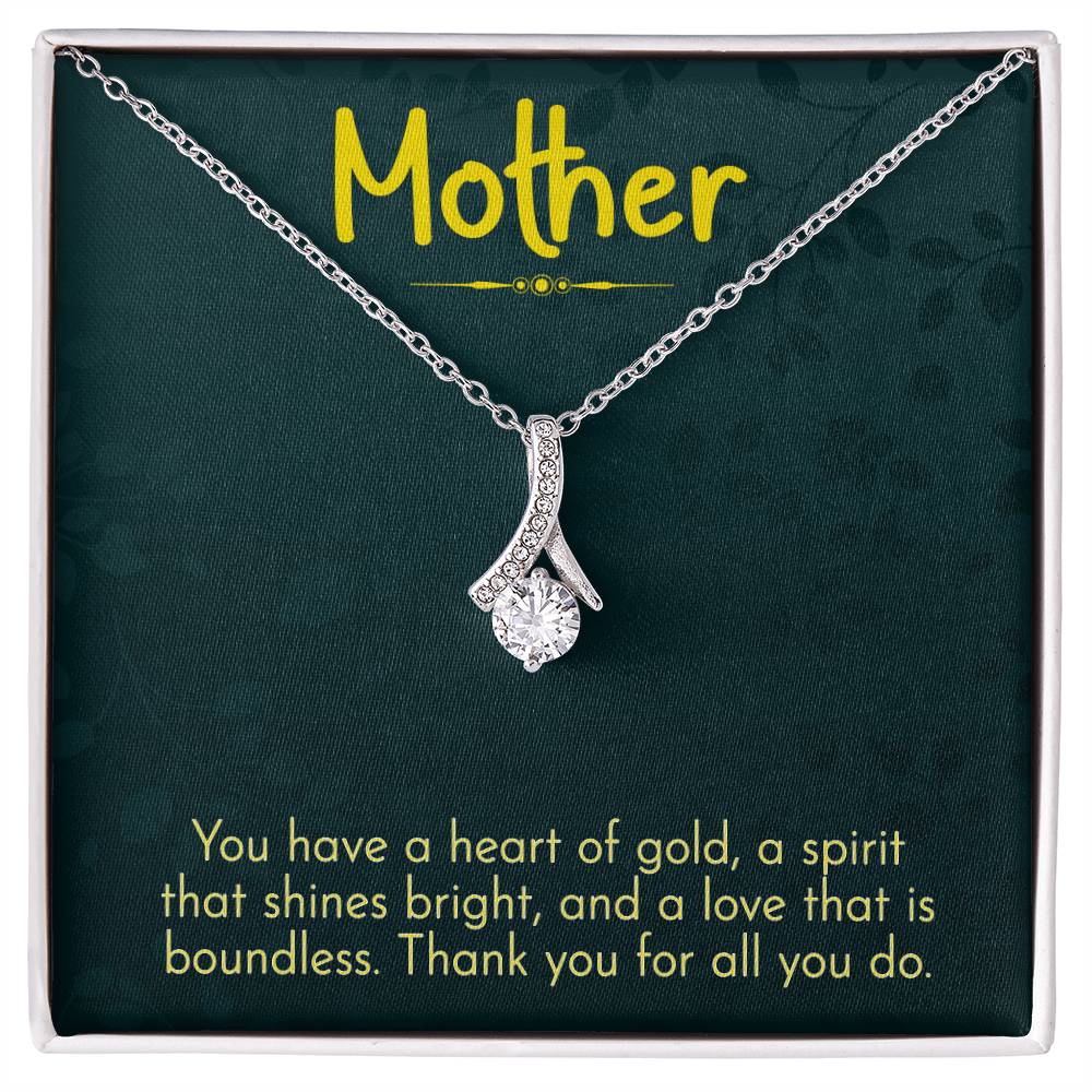 Multi Name Vertical Necklace_Mother- Thank You