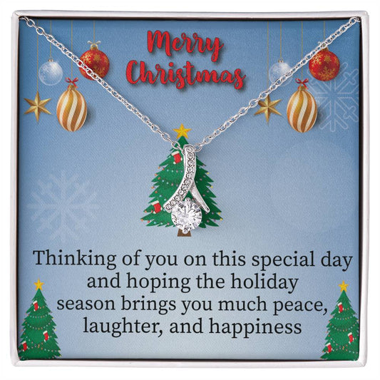 Merry Christmas Thinking of you_  Alluring Beauty Necklace Gift Jewelry