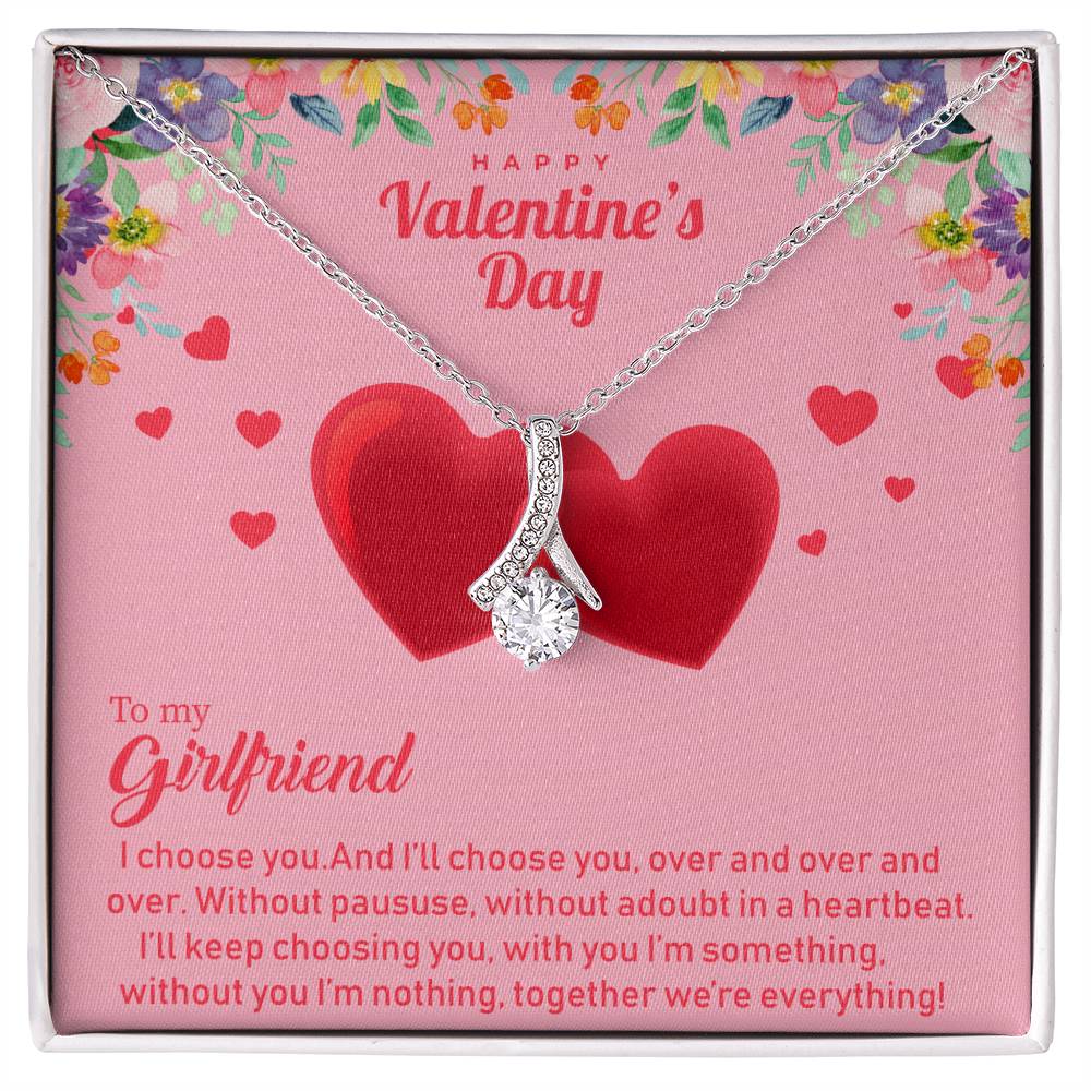 HAPPY Valentine_s Day To my Girlfriend_  Alluring Beauty Necklace Gift Jewelry