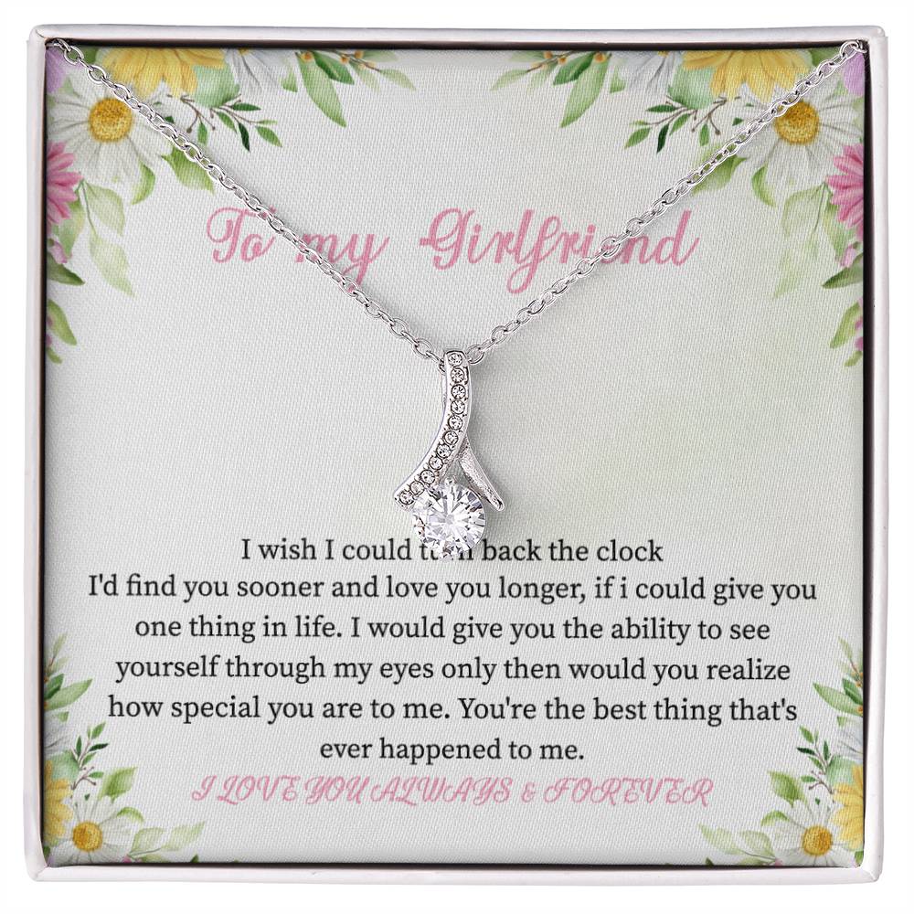 To my Girlfriend I wish I_  Alluring Beauty Necklace Gift Jewelry