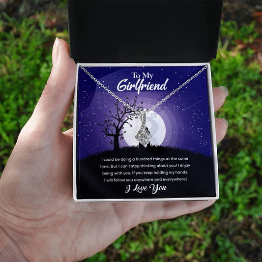 To My Girlfriend I could be_  Alluring Beauty Necklace Gift Jewelry