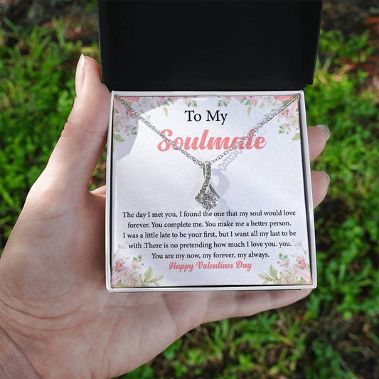 To My Soulmate The day I_  Alluring Beauty Necklace Gift Jewelry