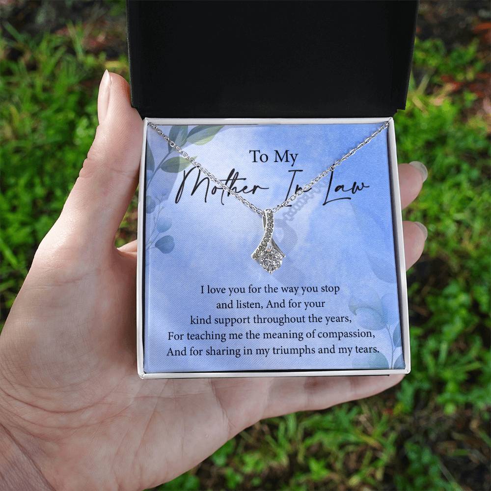 To My Mother In Law I_  Alluring Beauty Necklace Gift Jewelry