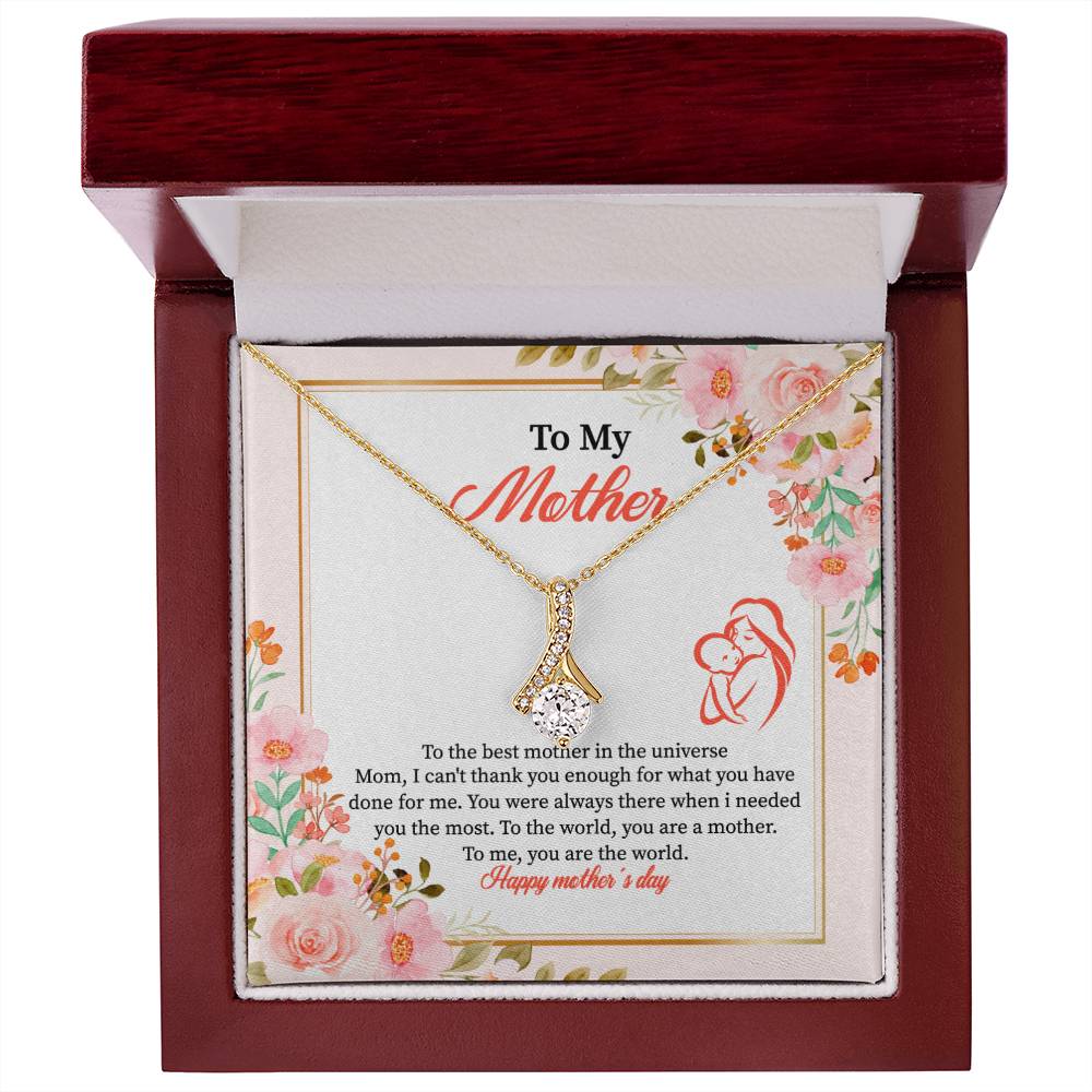 To My Mother FAS To the_  Alluring Beauty Necklace Gift Jewelry
