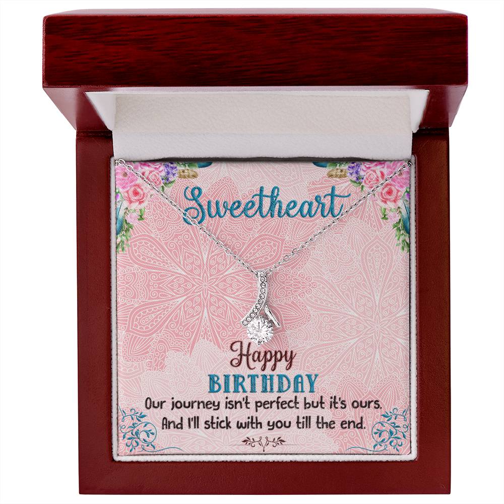 Happy Birthday sweetheart soulmate special one best friend  Alluring Beauty Necklace Gift Jewelry