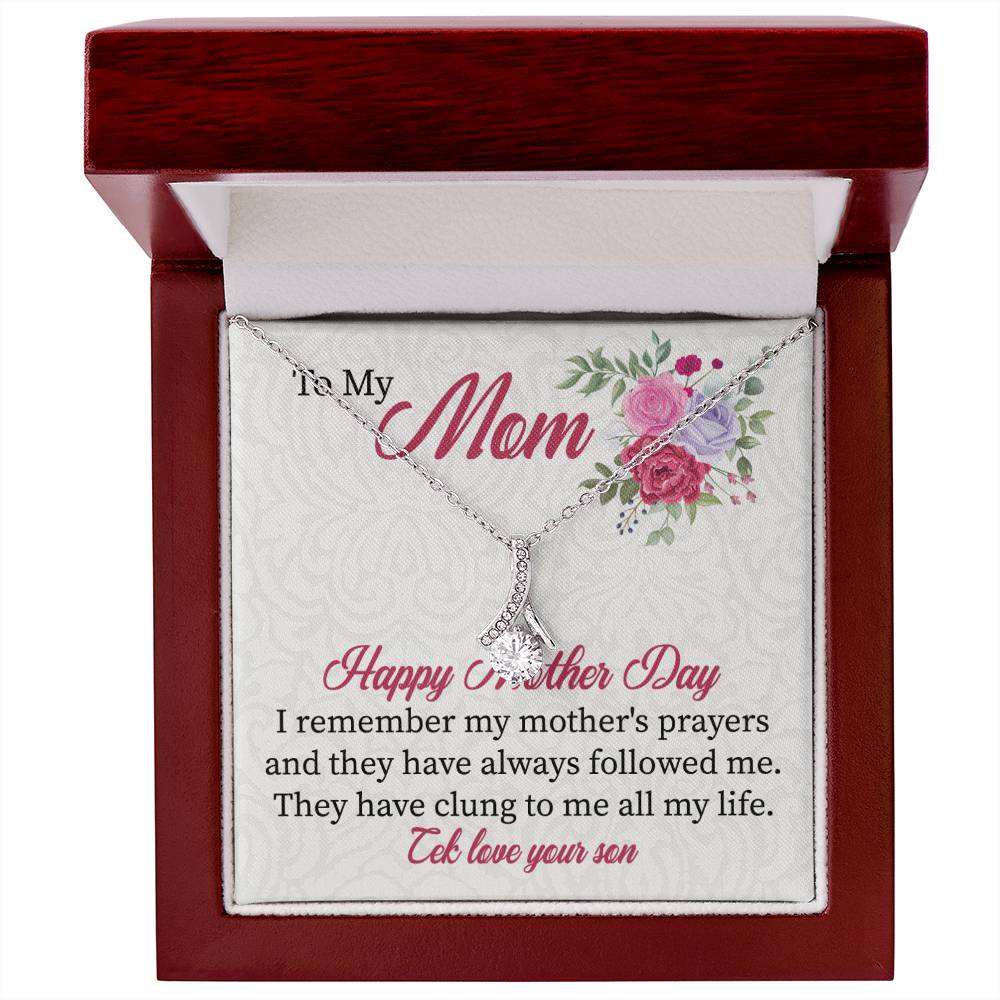 To My Mom Happy Mother Day_  Alluring Beauty Necklace Gift Jewelry
