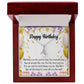 To my speacial one Happy birthday special blessings  Alluring Beauty Necklace Gift Jewelry