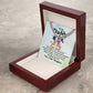 To My Daddy You taught me_ Personalized Gift Cuban Link Chain Cross w Heartfelt Message