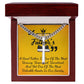 Father_s DAY A Good_ Personalized Gift Cuban Link Chain Cross w Heartfelt Message