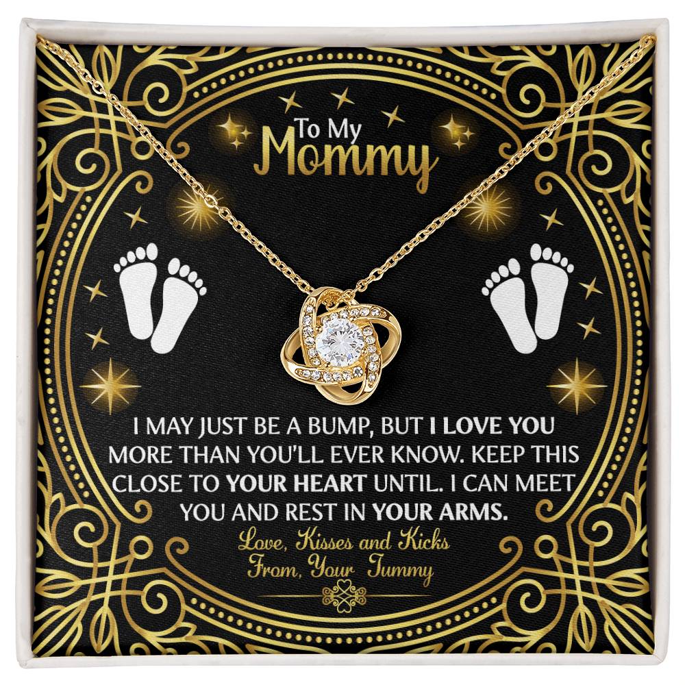 To My Mommy I MAY_   Love Knot Necklace