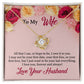 To My Wife All that I_ Love Knot Necklace