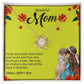 Happy Mother_s Day Beautiful Mom I hope_ Love Knot Necklace