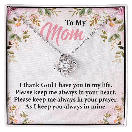 To My Mom I thank God_