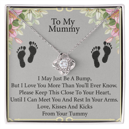 To My Mummy I May Just_   Love Knot Necklace