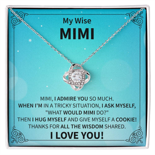 My Wise MIMI MIMI, I_   Love Knot Necklace