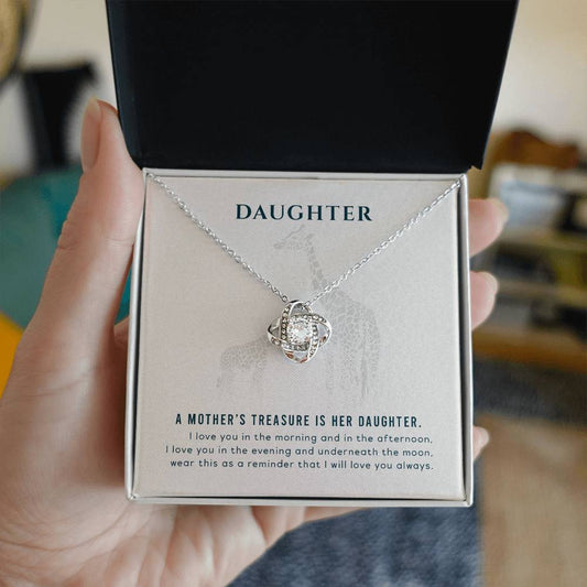 To my daughter-A mother_s treasure