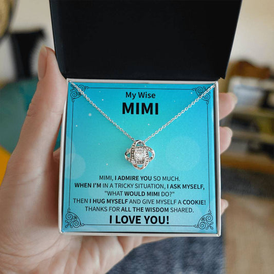 My Wise MIMI MIMI, I_   Love Knot Necklace