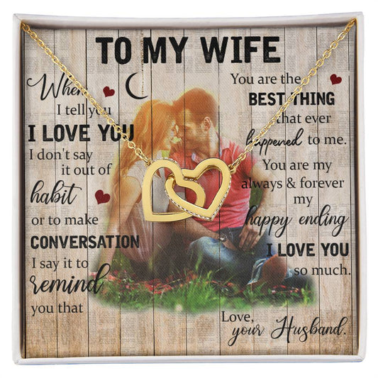To my wife