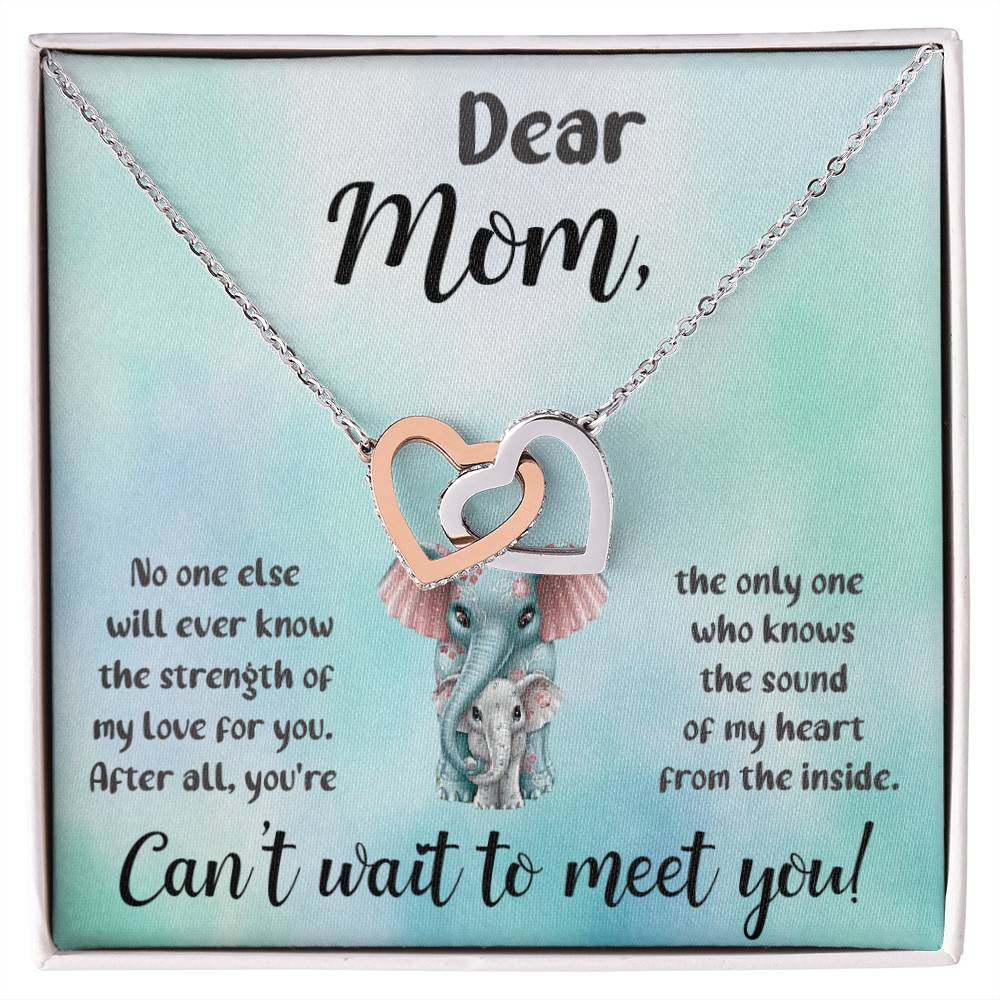 Dear Mom, No one else_