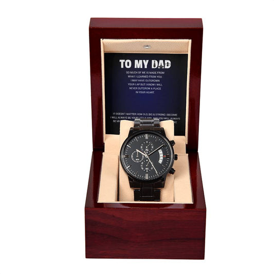TO MY DAD SO MUCH OF_ Personalized Watch Gift w Heartfelt Message