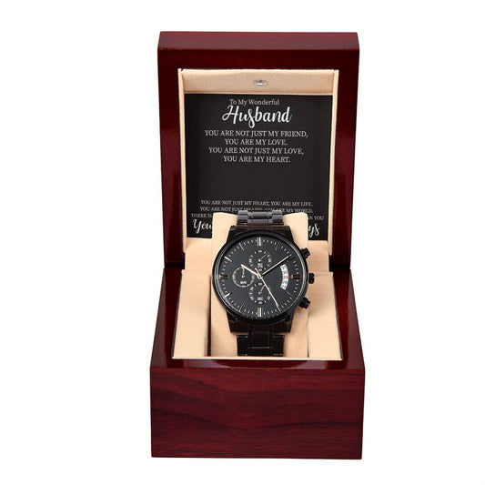 To My Wonderful Husband YOU ARE_ Personalized Watch Gift w Heartfelt Message