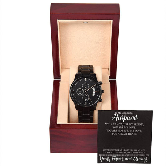 To My Wonderful Husband YOU ARE_ Personalized Watch Gift w Heartfelt Message
