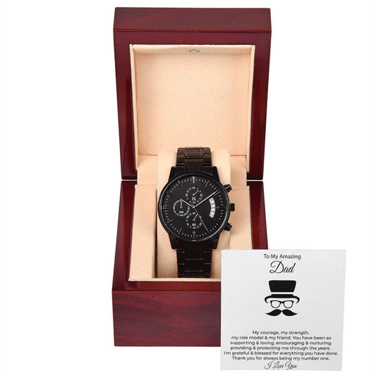 To My Amazing Dad My courage Personalized Watch Gift w Heartfelt Message