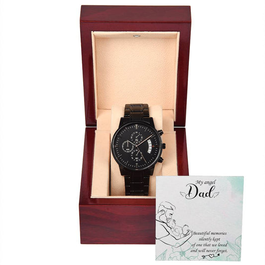 To My Dad Beautiful memories Personalized Watch Gift w Heartfelt Message
