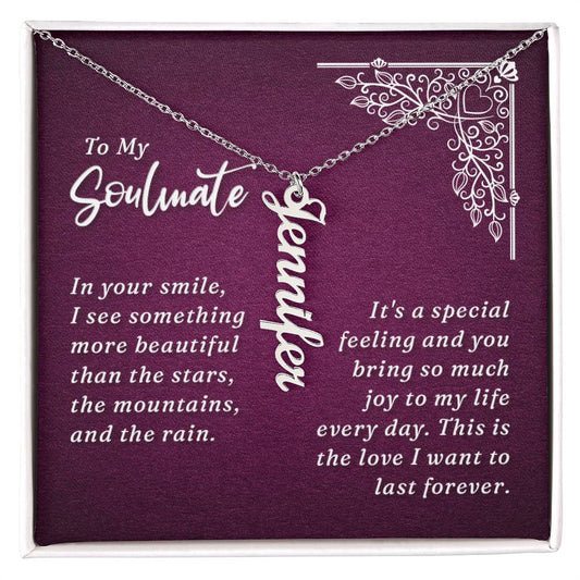 To my soulmate-In your smile