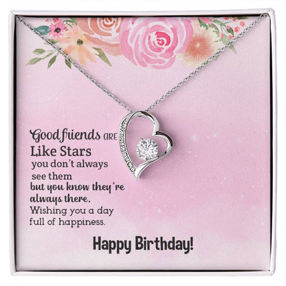 Happy Birthday special one best friend Gift Necklace Jewelry with a heartfelt durable Message Card