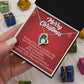 Merry Christmas Without friends, neither_ Gift Necklace Jewelry with a heartfelt durable Message Card