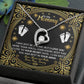 To My Mommy I MAY_ Gift Necklace Jewelry with a heartfelt durable Message Card